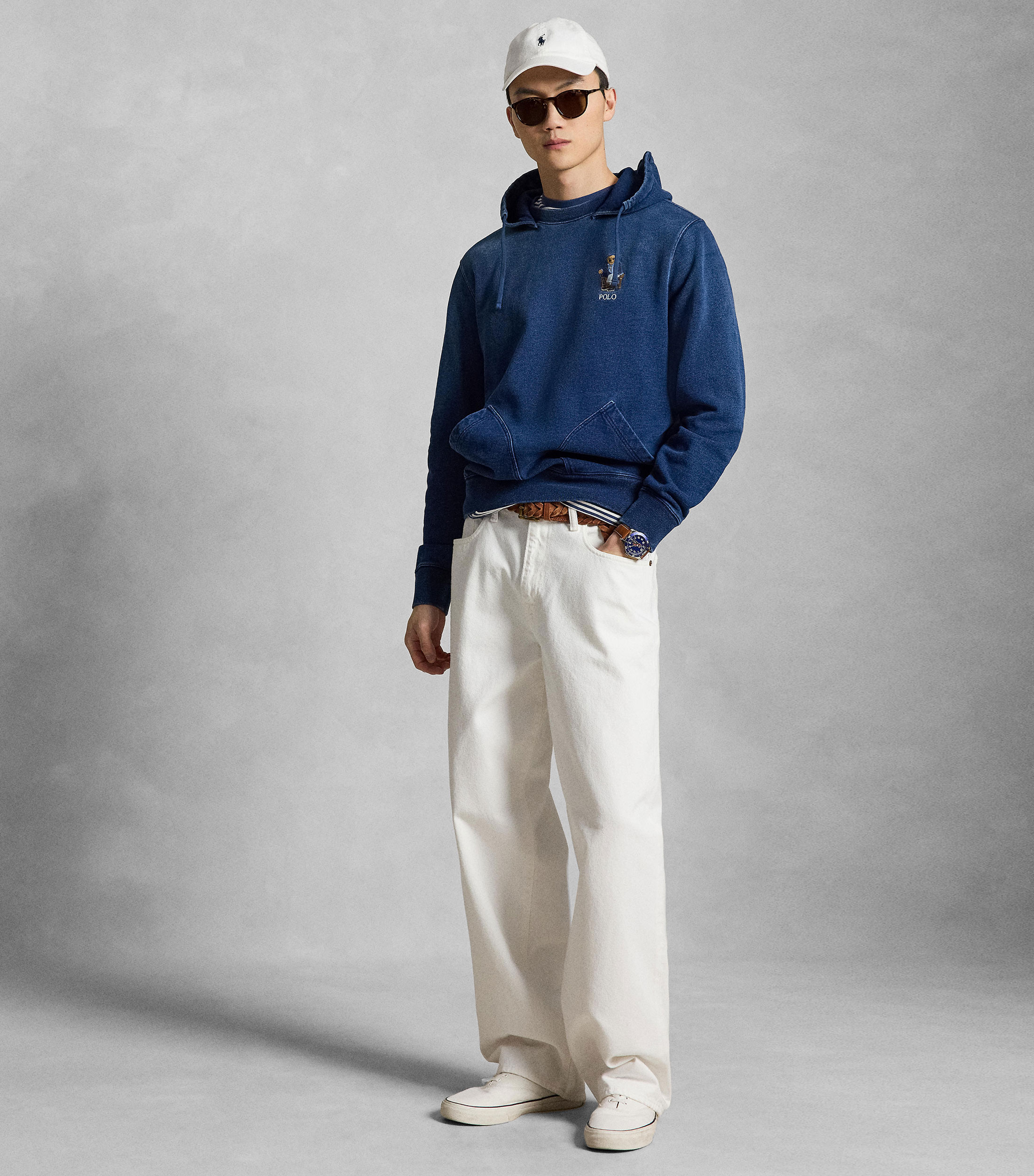 Sudadera canguro con capucha Hombre